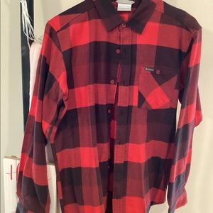 Columbia Men's Log Hopper EXS Shirt Plaid Long Sleeve